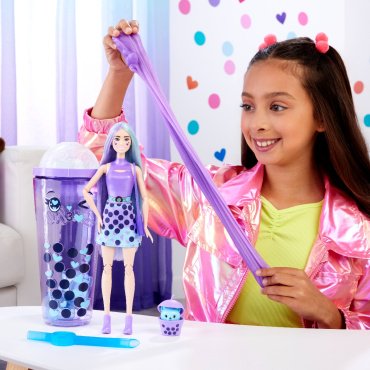 Кукла-модель Barbie Pop! Reveal. Bubble Tea - Таро Милк HTJ190, 29 см