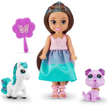 Кукла-модель Sparkle Girlz Принцесса с блестящим животным 100522/1, 12 см