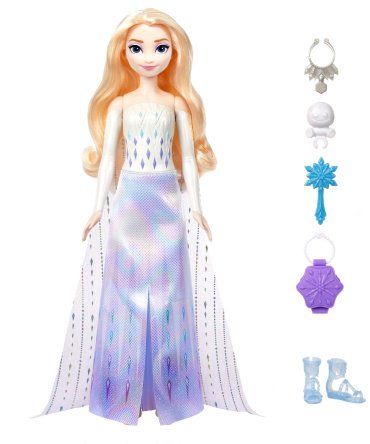 Кукла-модель Disney Spin & Reveal. Эльза HTG250, 29 см