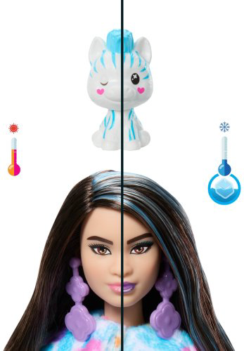 Кукла-модель Barbie Cutie Reveal. Зебра HRK390, 29 см купить,NaN