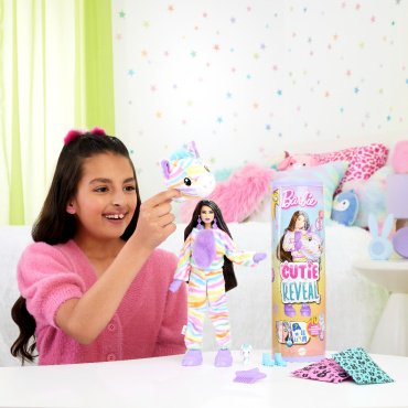 Кукла-модель Barbie Cutie Reveal. Зебра HRK390, 29 см