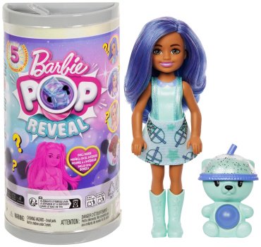 Кукла-сюрприз Barbie Pop! Reveal.Chelsea Bubble Tea HRK630, 13.5 см