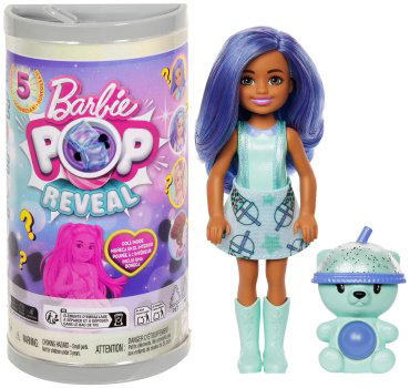 Кукла-сюрприз Barbie Pop! Reveal.Chelsea Bubble Tea HRK630, 13.5 см купить,NaN
