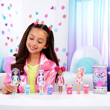 Кукла-сюрприз Barbie Pop! Reveal.Chelsea Bubble Tea HRK630, 13.5 см