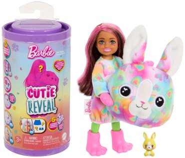 Кукла-сюрприз Barbie Cutie Reveal. Цветные сны Челси HRK420, 14 см