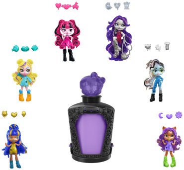 Кукла-сюрприз Monster High Fright Sized Portions. Мини-кукла HYB100, 7.6 см купить,NaN
