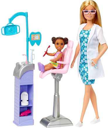 Кукла-модель Barbie Стоматолог HKT690, 29 см купить,NaN