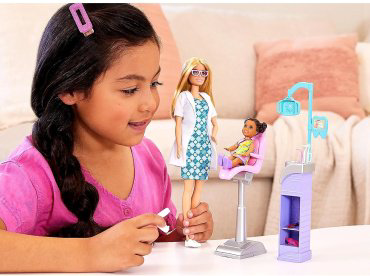 Кукла-модель Barbie Стоматолог HKT690, 29 см купить,NaN