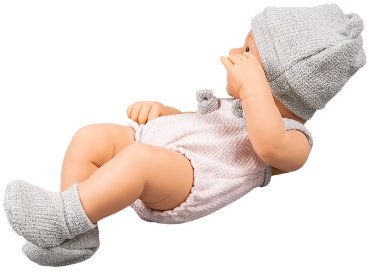 Пупс Baby So Lovely пупс в голубом костюме №1 201-1, 37 см