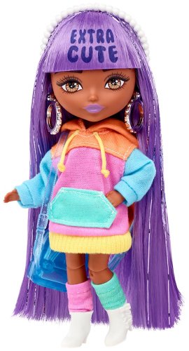 Кукла Barbie Extra Minis HJK66, 14 см, мультиколор