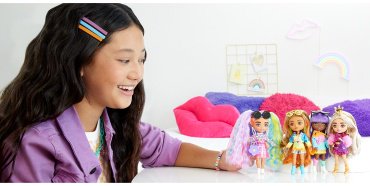 Кукла Barbie Extra Minis HJK66, 14 см, мультиколор купить,NaN