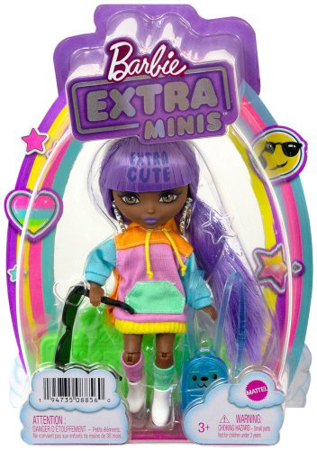 Кукла Barbie Extra Minis HJK66, 14 см, мультиколор купить,NaN