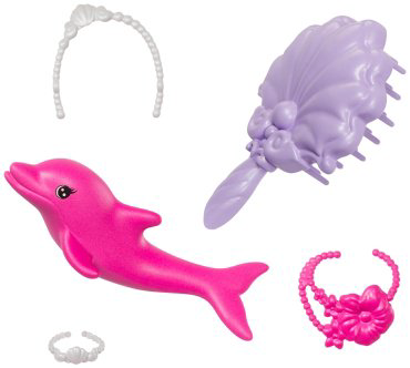Кукла-модель Barbie Русалка Малибу HRP970, 29 см купить,NaN