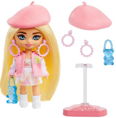Кукла-модель BARBIE Мини в университетской куртке HLN480, 14 см
