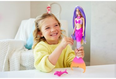 Кукла-модель Barbie Русалка Малибу HRP970, 29 см купить,NaN