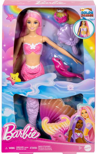 Кукла-модель Barbie Русалка Малибу HRP970, 29 см купить,NaN