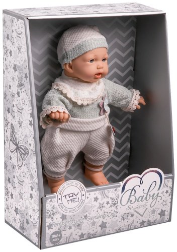 Пупс Baby So Lovely в голубом костюме №1 225-1, 27 см