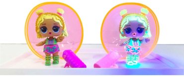 Кукла-сюрприз L.O.L. Surprise! Neon Pop Stars 43555, 9 см