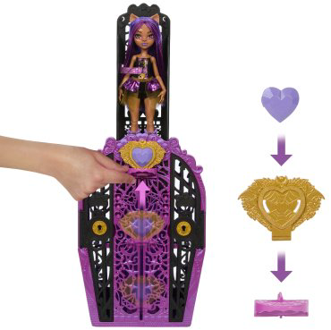 Кукла-модель Monster High Mystery Monsters - Клодин Вульф HXH850, 28 см купить,NaN