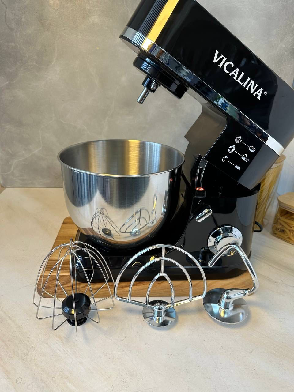 Тестомес Vicalina VL-898D серебристый купить,58000