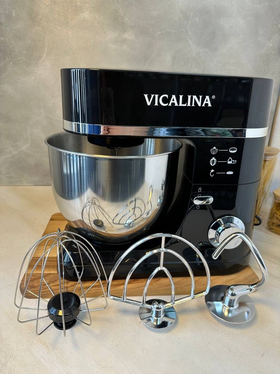 Тестомес Vicalina VL-898D серебристый купить,58000