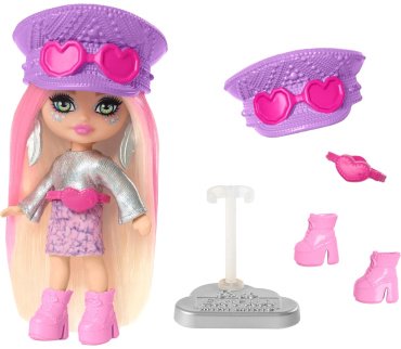 Кукла-модель Barbie Extra. Кукла Мини Минис в песчаном образе HPN070, 8 см