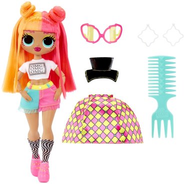 Кукла коллекционная L.O.L. Surprise O.M.G. Neonlicious 42693, 25 см, мультиколор купить,0