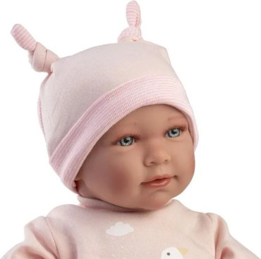 Пупс LLORENS Мими в розовом костюмчике с соской 74108, 42 см купить,NaN