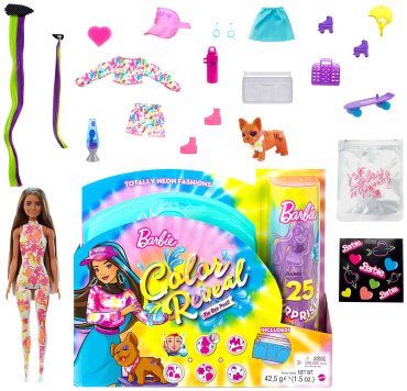 Кукла-модель Barbie Color Reveal. Серия Neon HCD25/HCD28, 29 см