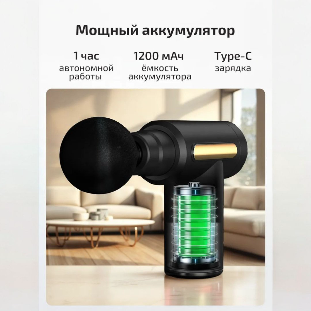 Массажер Nexa Массажер перкуссионный ручной перкуссионный, вибрационный купить,NaN