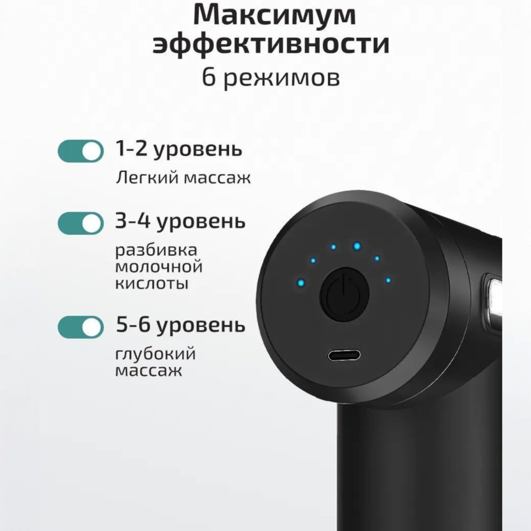 Массажер Nexa Массажер перкуссионный ручной перкуссионный, вибрационный