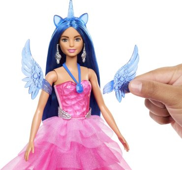Кукла-модель Barbie Dreamtopia Сапфир HRR16, 27 см