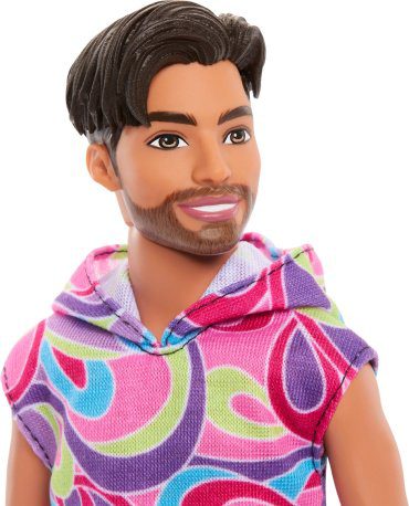 Кукла-модель Barbie Fashionistas. Кен в цветной футболке HRH260, 30 см купить,NaN