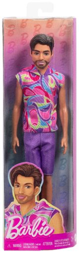 Кукла-модель Barbie Fashionistas. Кен в цветной футболке HRH260, 30 см купить,NaN