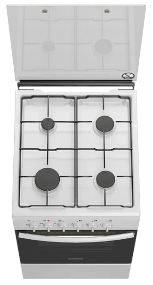 Комбинированная плита Дарина F KM341 304 W Белый - ForteMarket Комбинированная плита Дарина F KM341 304 W Белый купить,154990