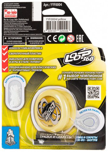 Йо-йо YoYoFactory YYF0004/yellow желтый купить,NaN