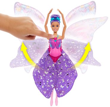 Кукла-модель Barbie Порхающая фея HXJ100, 29 см