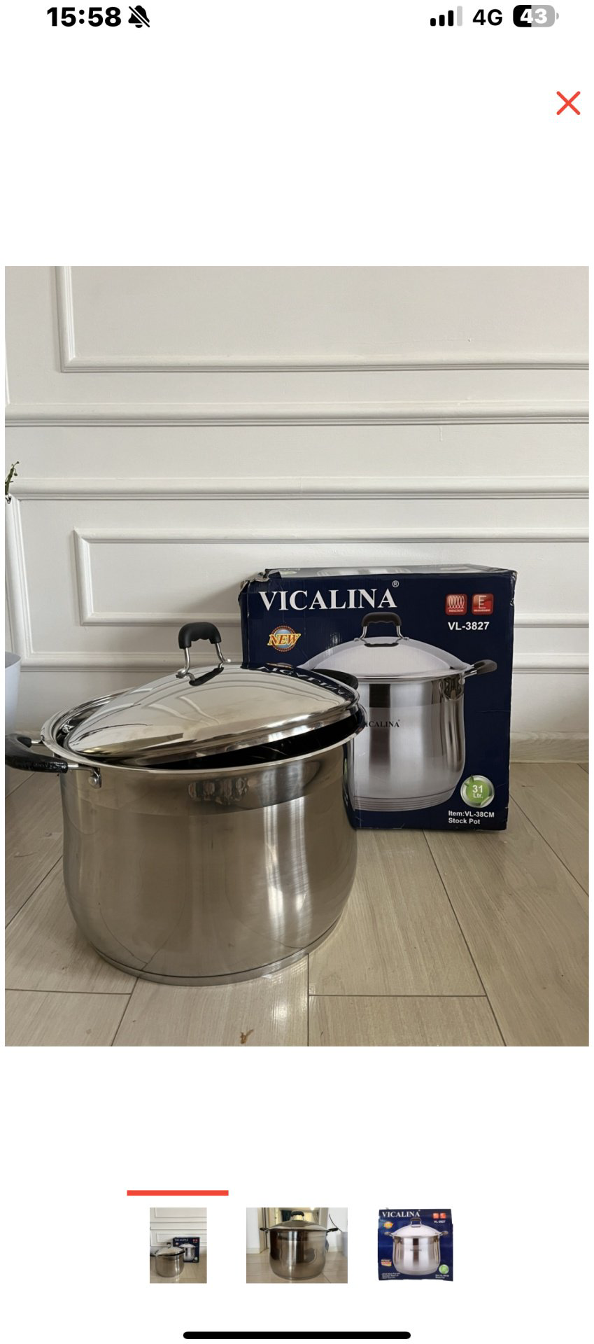 Кастрюля 30 л, vicalina нержавеющая сталь купить,NaN