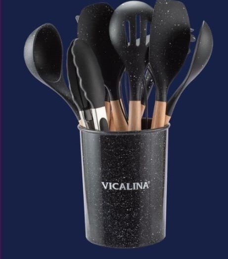 Набор кухонных инструментов Vicalina силикон, 12 шт