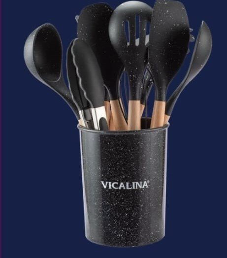 Набор кухонных инструментов Vicalina силикон, 12 шт