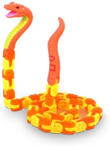 Игрушка-мялка Zing Питон KX130PY желтый купить,NaN