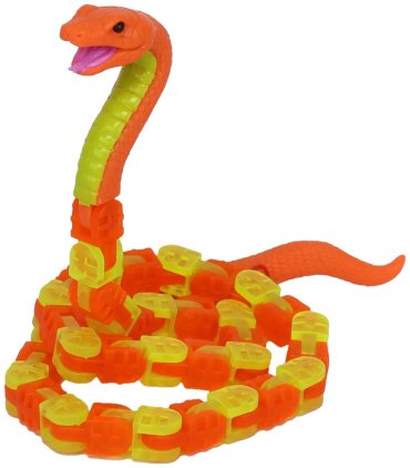 Игрушка-мялка Zing Питон KX130PY желтый купить,NaN