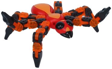Игрушка-мялка Zing Огненный муравей KX120R красный