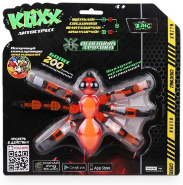 Игрушка-мялка Zing Огненный муравей KX120R красный купить,NaN