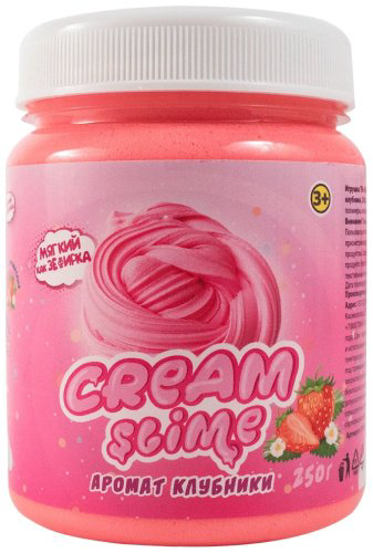 Cream-Slime SF02-S с ароматом клубники 250 гр