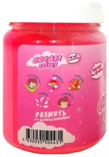 Cream-Slime SF02-S с ароматом клубники 250 гр