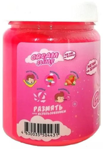 Cream-Slime SF02-S с ароматом клубники 250 гр