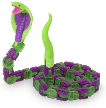 Игрушка-мялка Zing Кобра KX130CP фиолетовый купить,NaN
