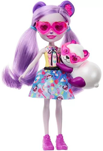 Кукла коллекционная Mattel Панда Пемма HNT58, 21 см