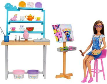 Кукла-модель BARBIE Творческая студия HCM850, 30 см купить,NaN